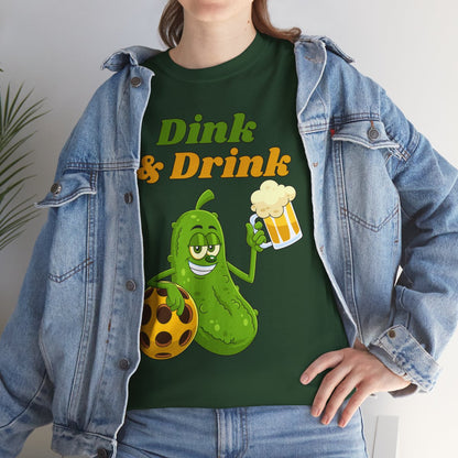 DINK & DRINK - Pickleball (Basic Tee)