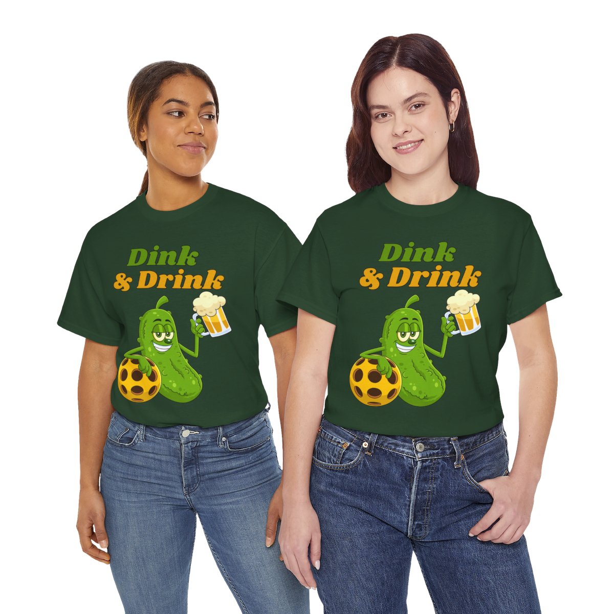 DINK & DRINK - Pickleball (Basic Tee)