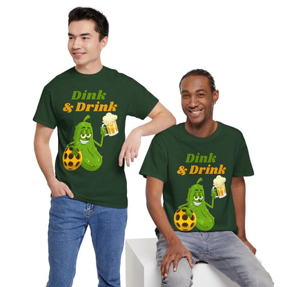 DINK & DRINK - Pickleball (Basic Tee)