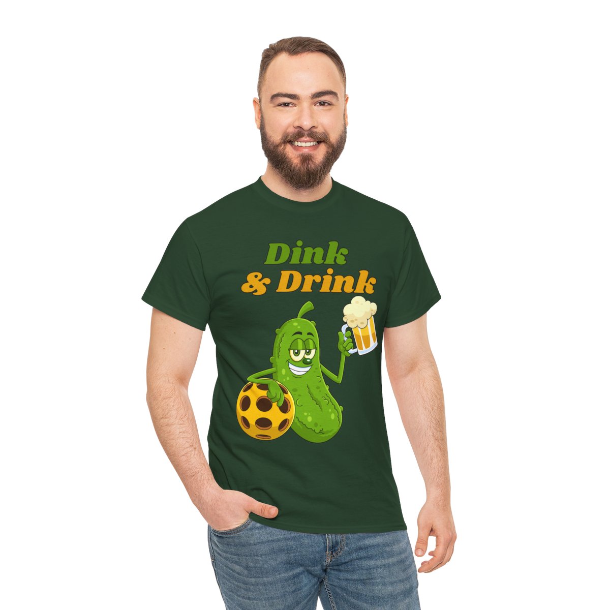 DINK & DRINK - Pickleball (Basic Tee)