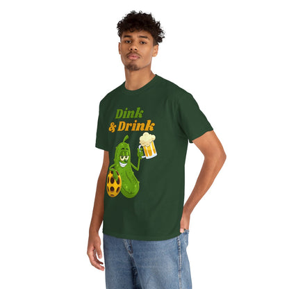 DINK & DRINK - Pickleball (Basic Tee)