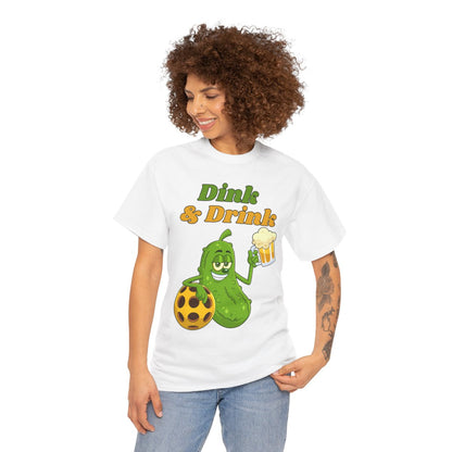 DINK & DRINK - Pickleball (Basic Tee)