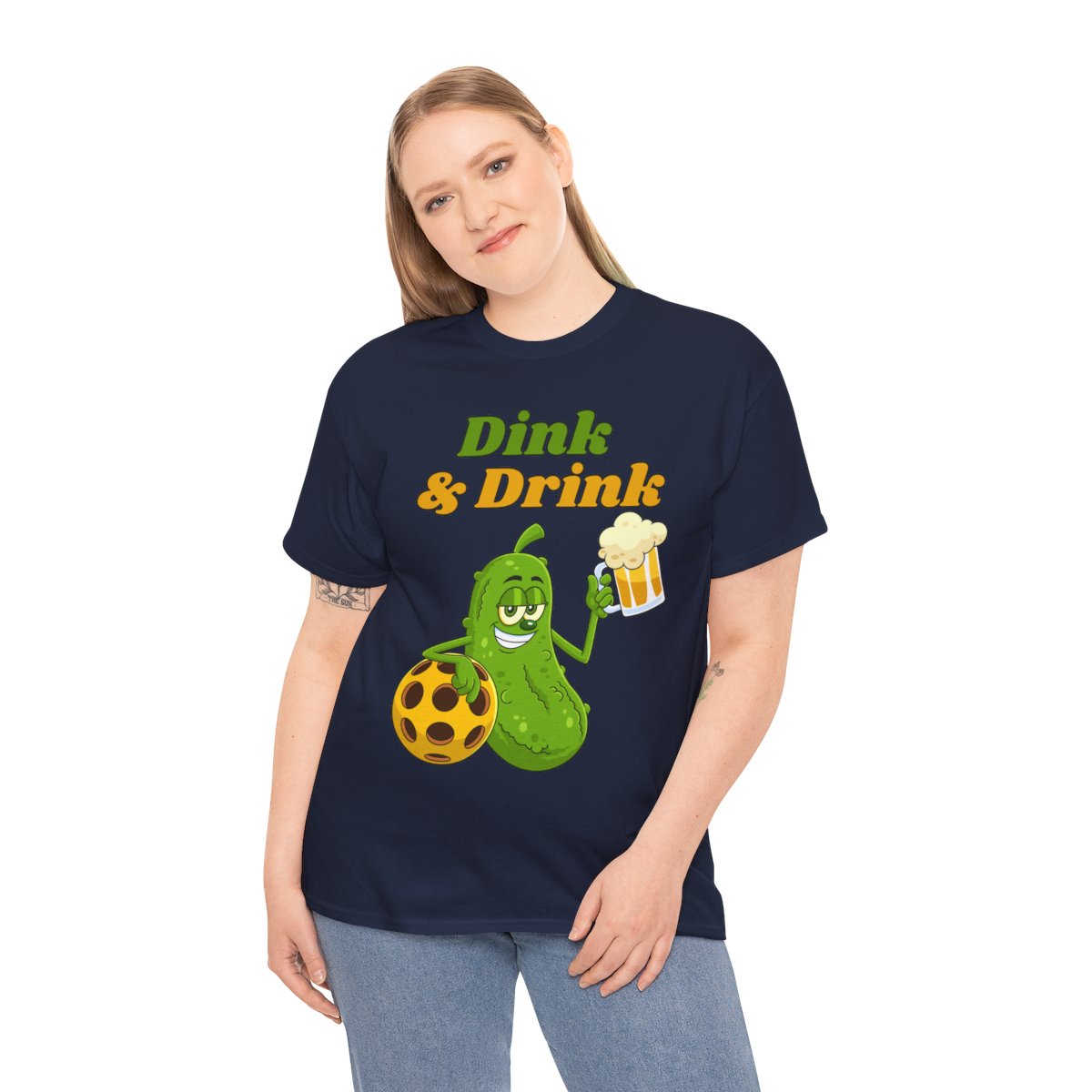 DINK & DRINK - Pickleball (Basic Tee)