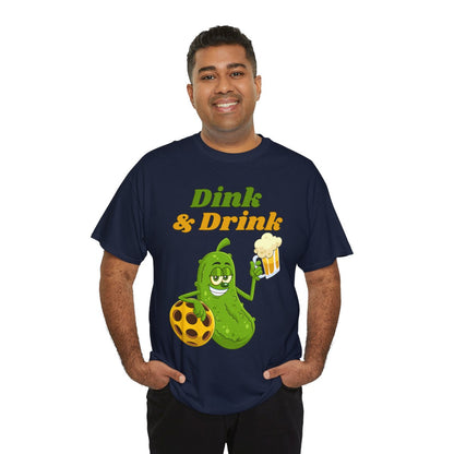 DINK & DRINK - Pickleball (Basic Tee)