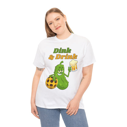 DINK & DRINK - Pickleball (Basic Tee)