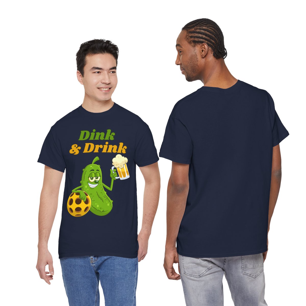 DINK & DRINK - Pickleball (Basic Tee)