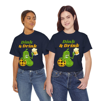 DINK & DRINK - Pickleball (Basic Tee)