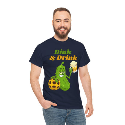 DINK & DRINK - Pickleball (Basic Tee)