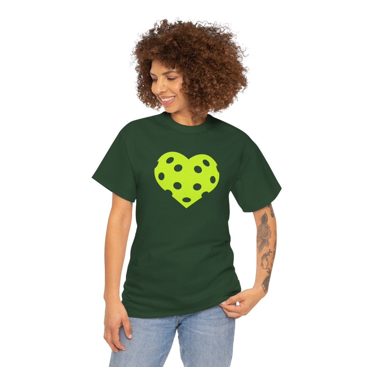 HEART PICKLEBALL 1 - Pickleball (Basic Tee)