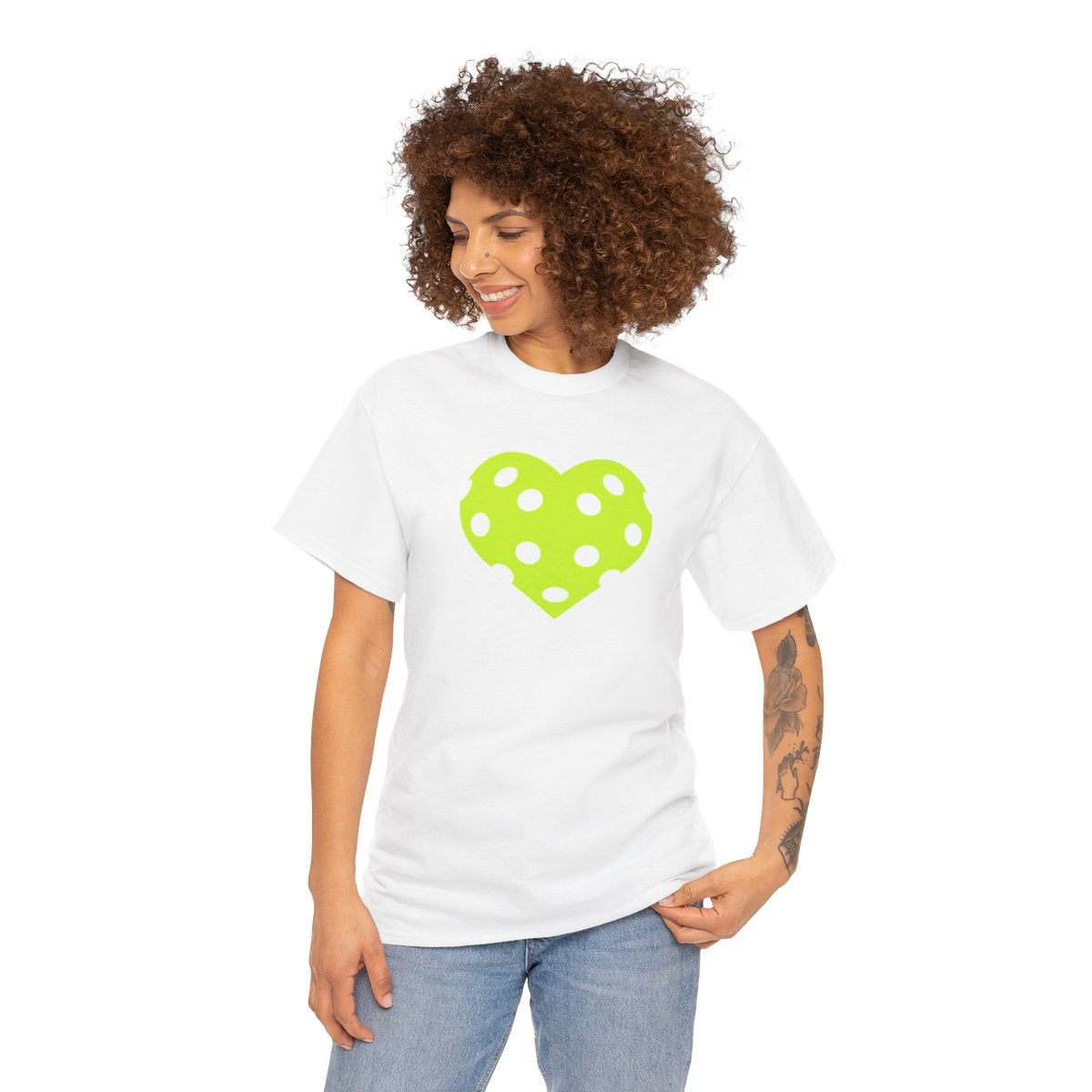 HEART PICKLEBALL 1 - Pickleball (Basic Tee)