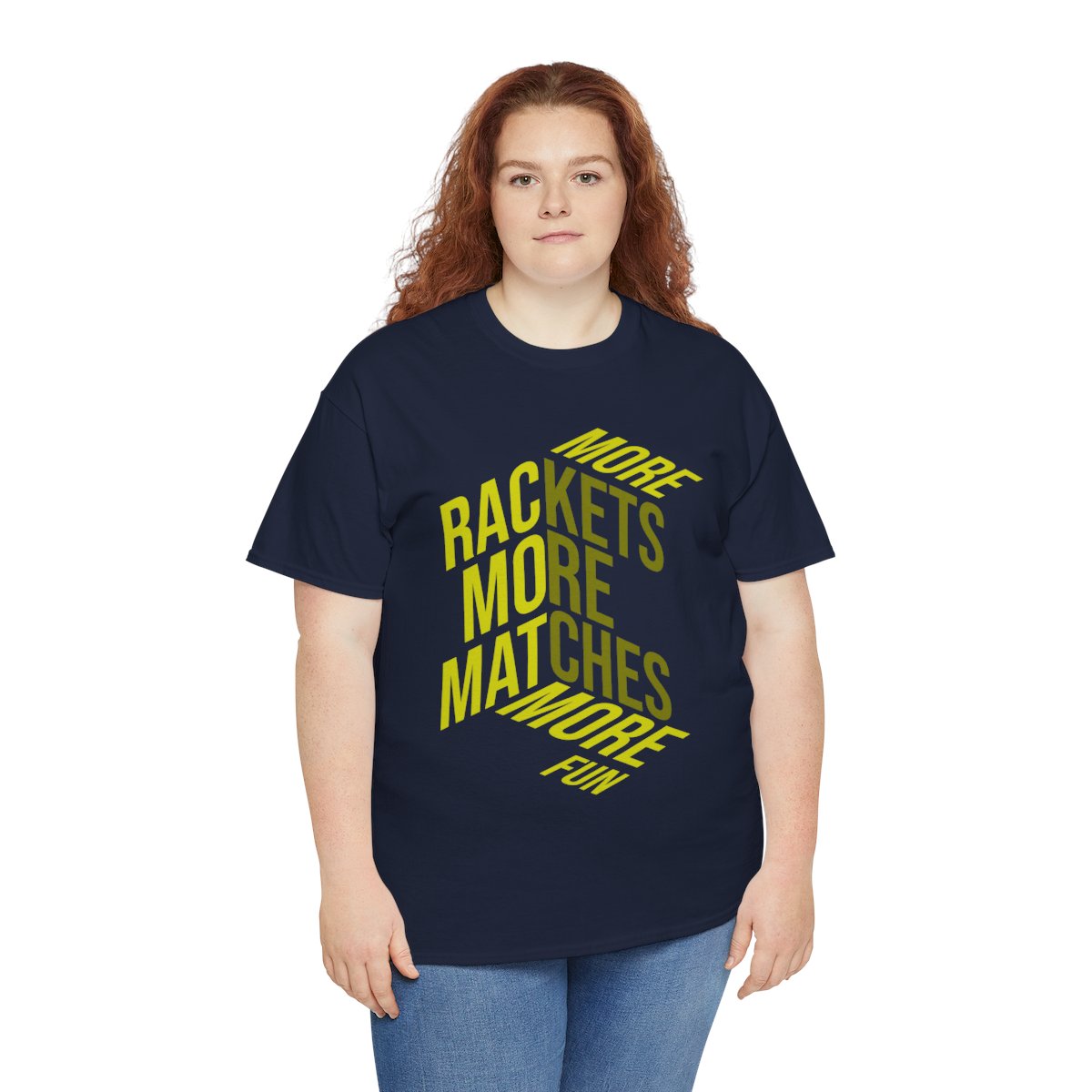 MORE RACKETS - Tennis Basic Tee