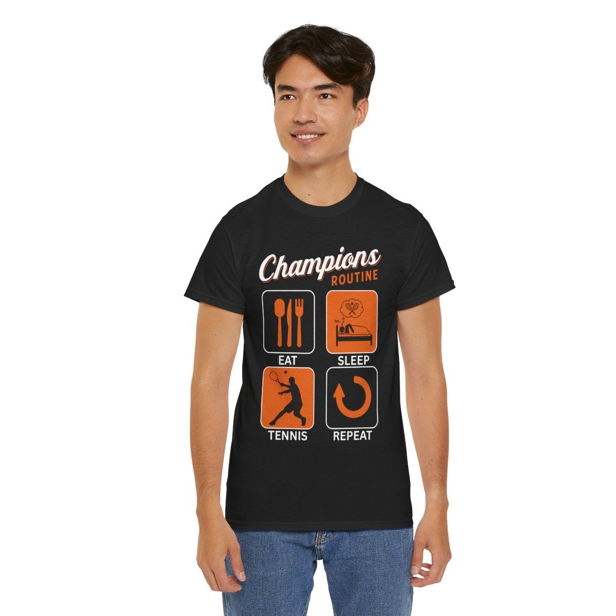 CHAMPIONS ROUTINE - Tennis Basic Tee