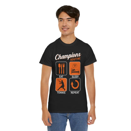 CHAMPIONS ROUTINE - Tennis Basic Tee