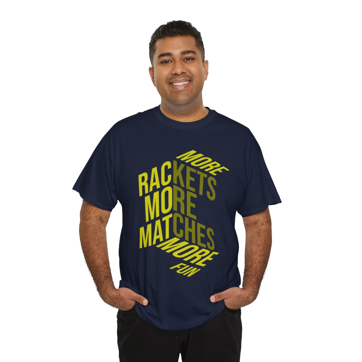 MORE RACKETS - Tennis Basic Tee