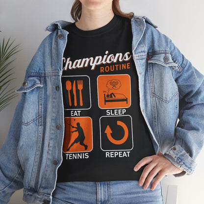 CHAMPIONS ROUTINE - Tennis Basic Tee
