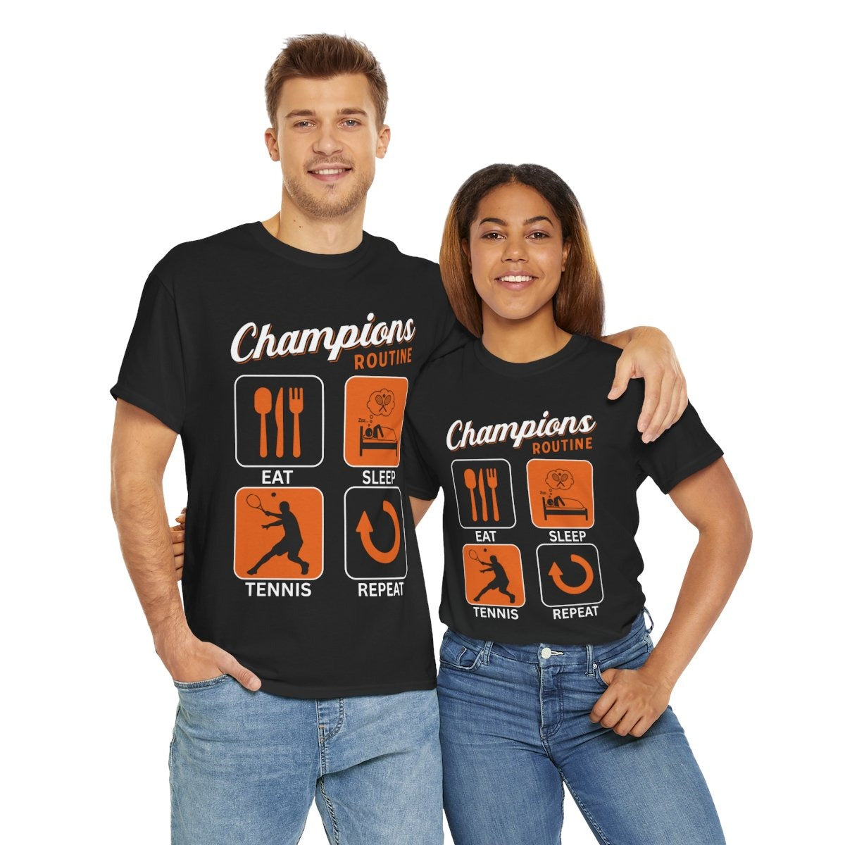 CHAMPIONS ROUTINE - Tennis Basic Tee