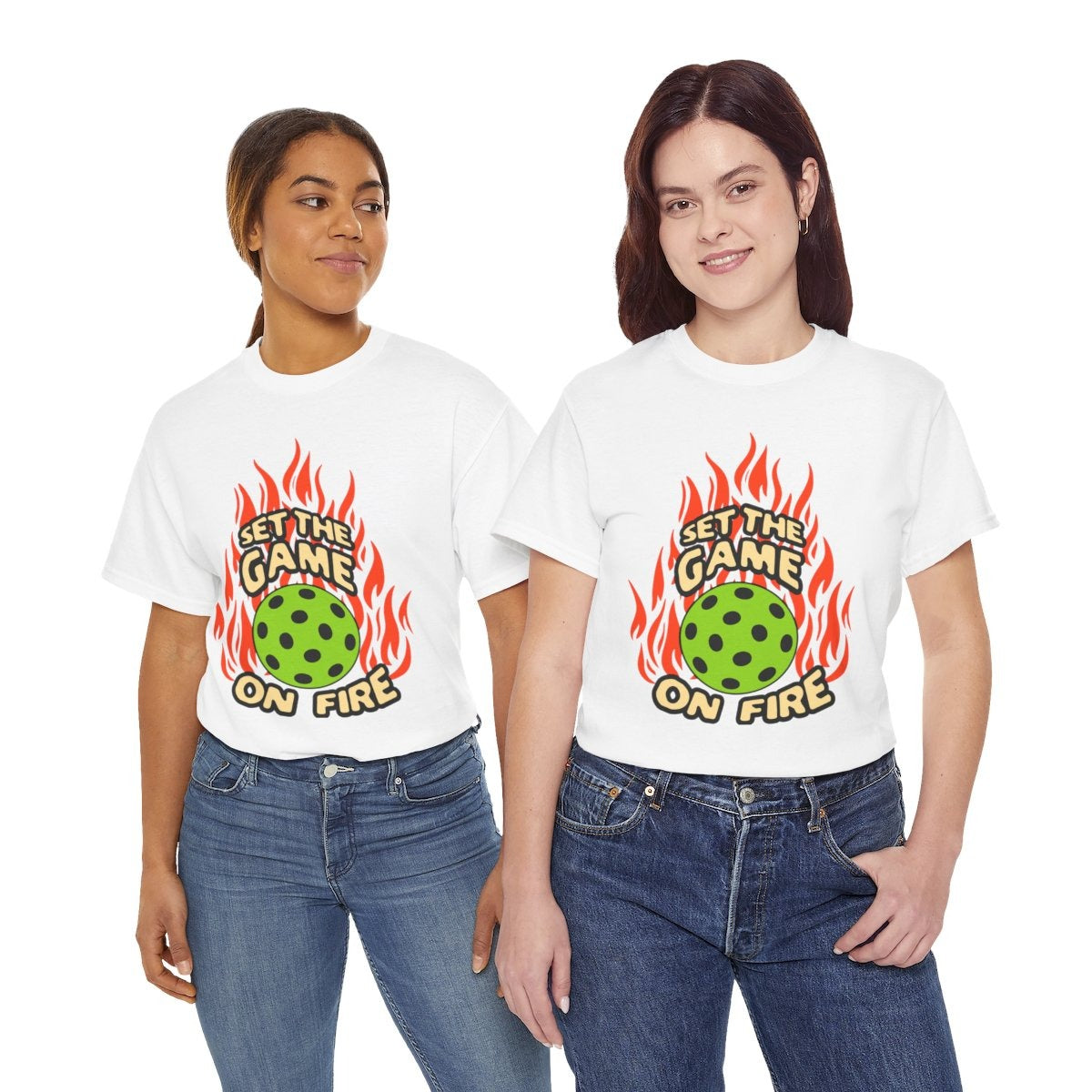 ON FIRE - Pickleball (Basic Tee)