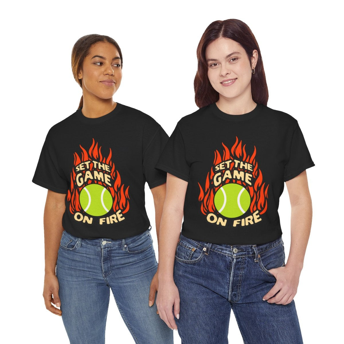 ON FIRE - Tennis Basic Tee