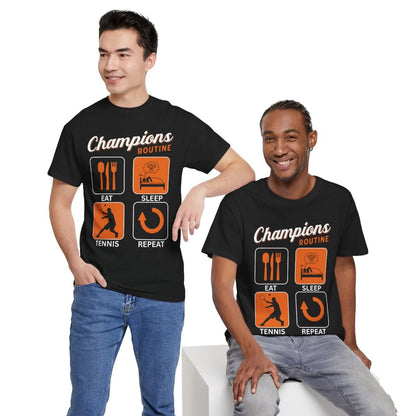 CHAMPIONS ROUTINE - Tennis Basic Tee