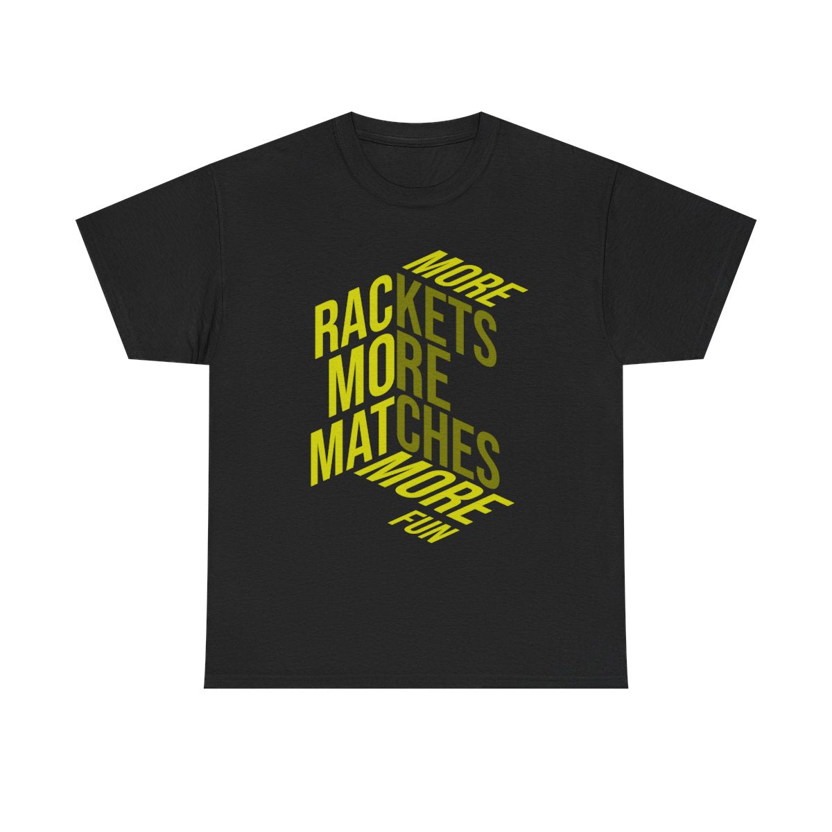 MORE RACKETS - Tennis Basic Tee