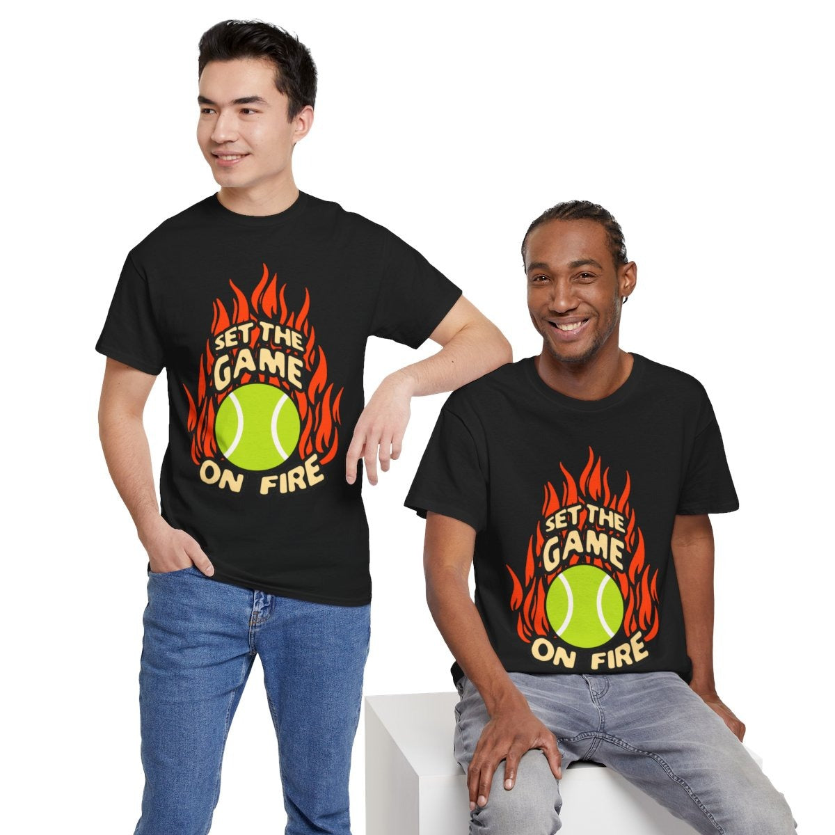 ON FIRE - Tennis Basic Tee