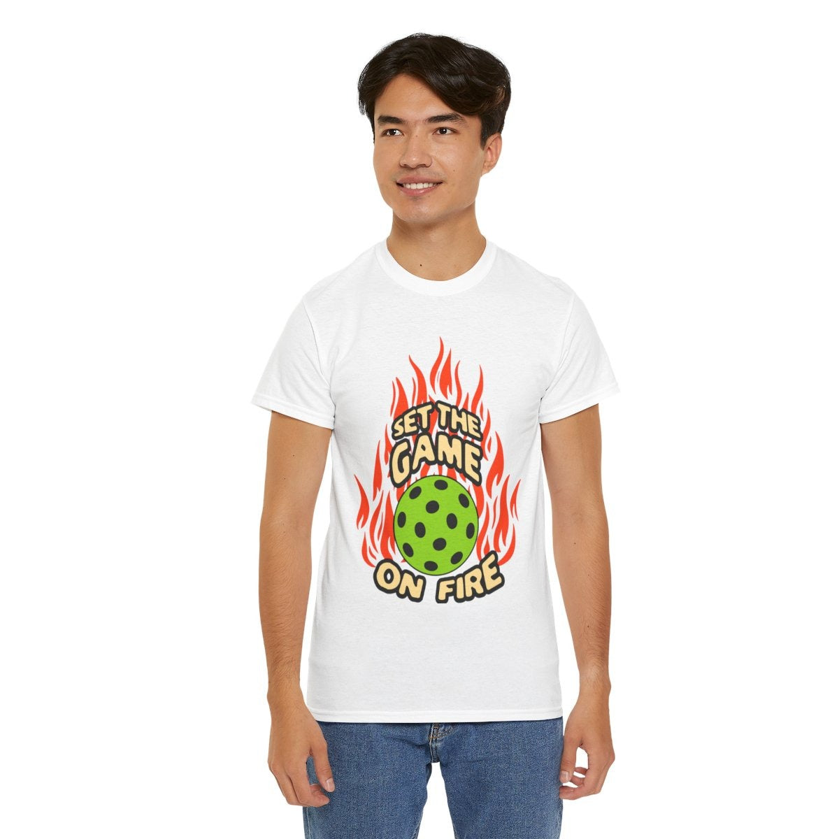 ON FIRE - Pickleball (Basic Tee)