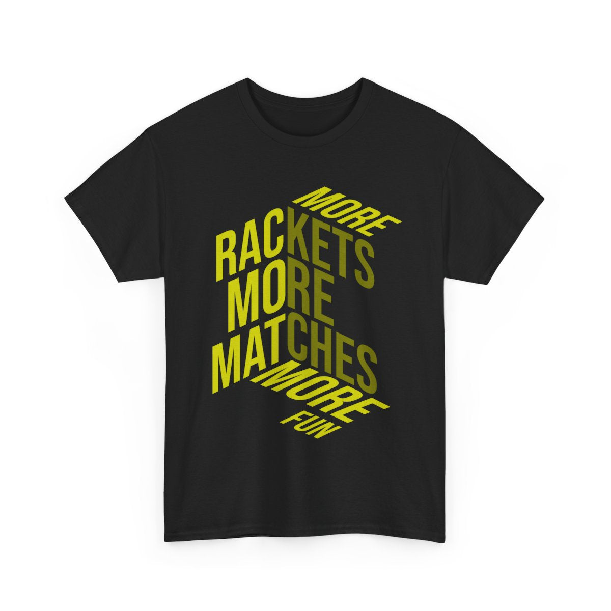 MORE RACKETS - Tennis Basic Tee