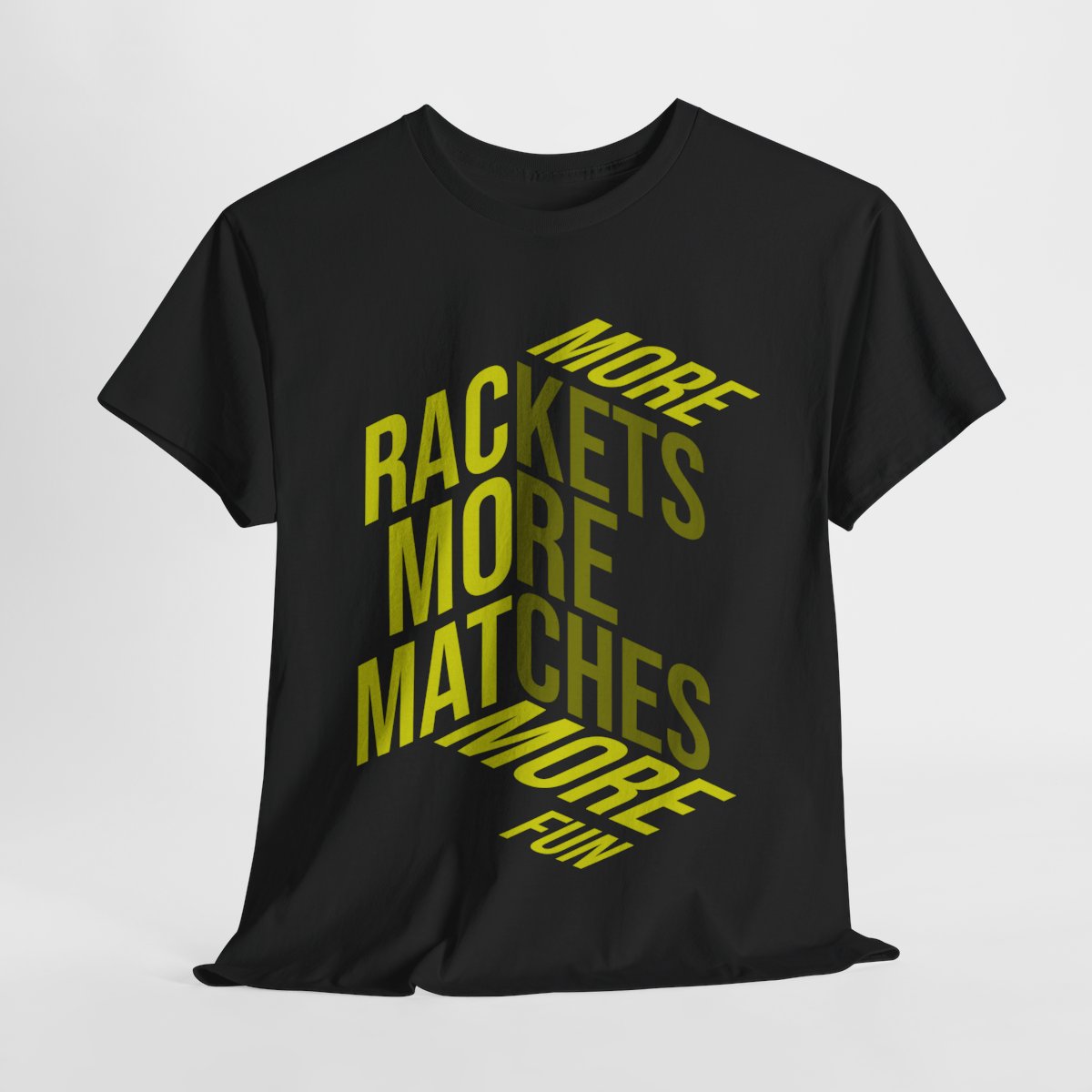 MORE RACKETS - Tennis Basic Tee