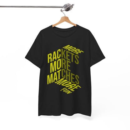 MORE RACKETS - Tennis Basic Tee