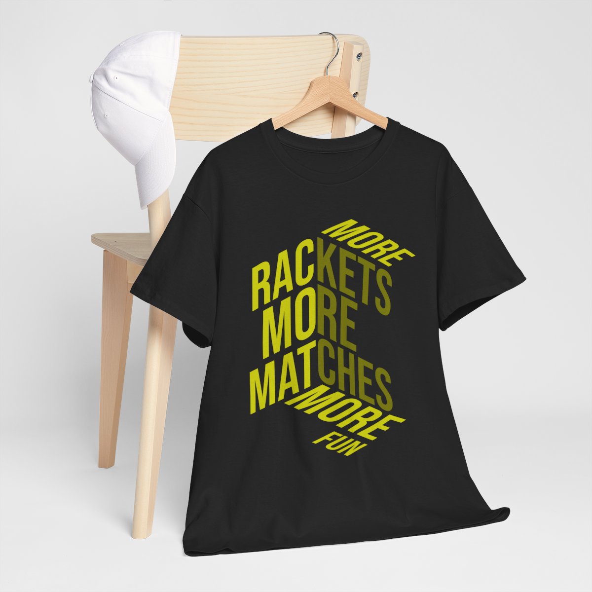 MORE RACKETS - Tennis Basic Tee