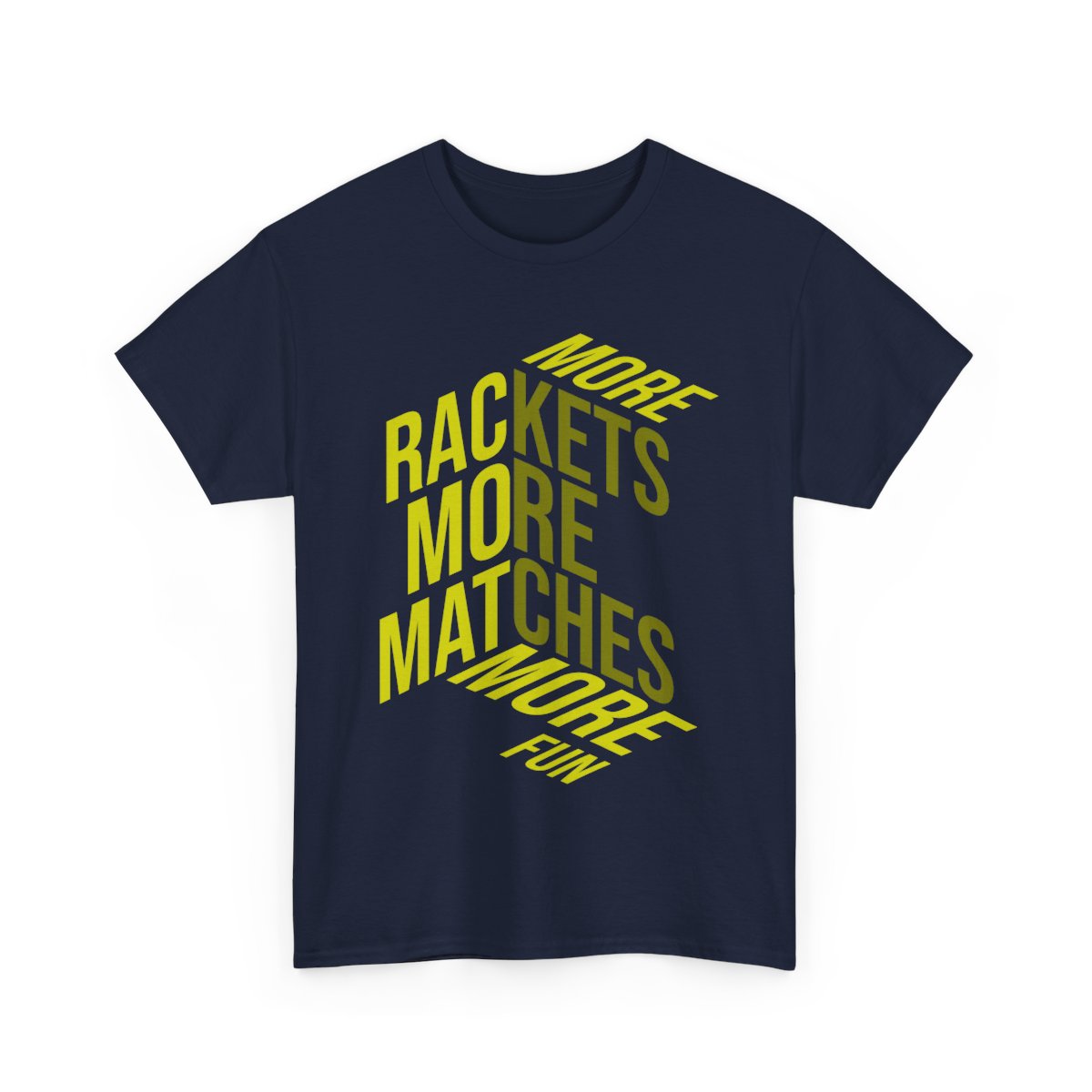 MORE RACKETS - Tennis Basic Tee