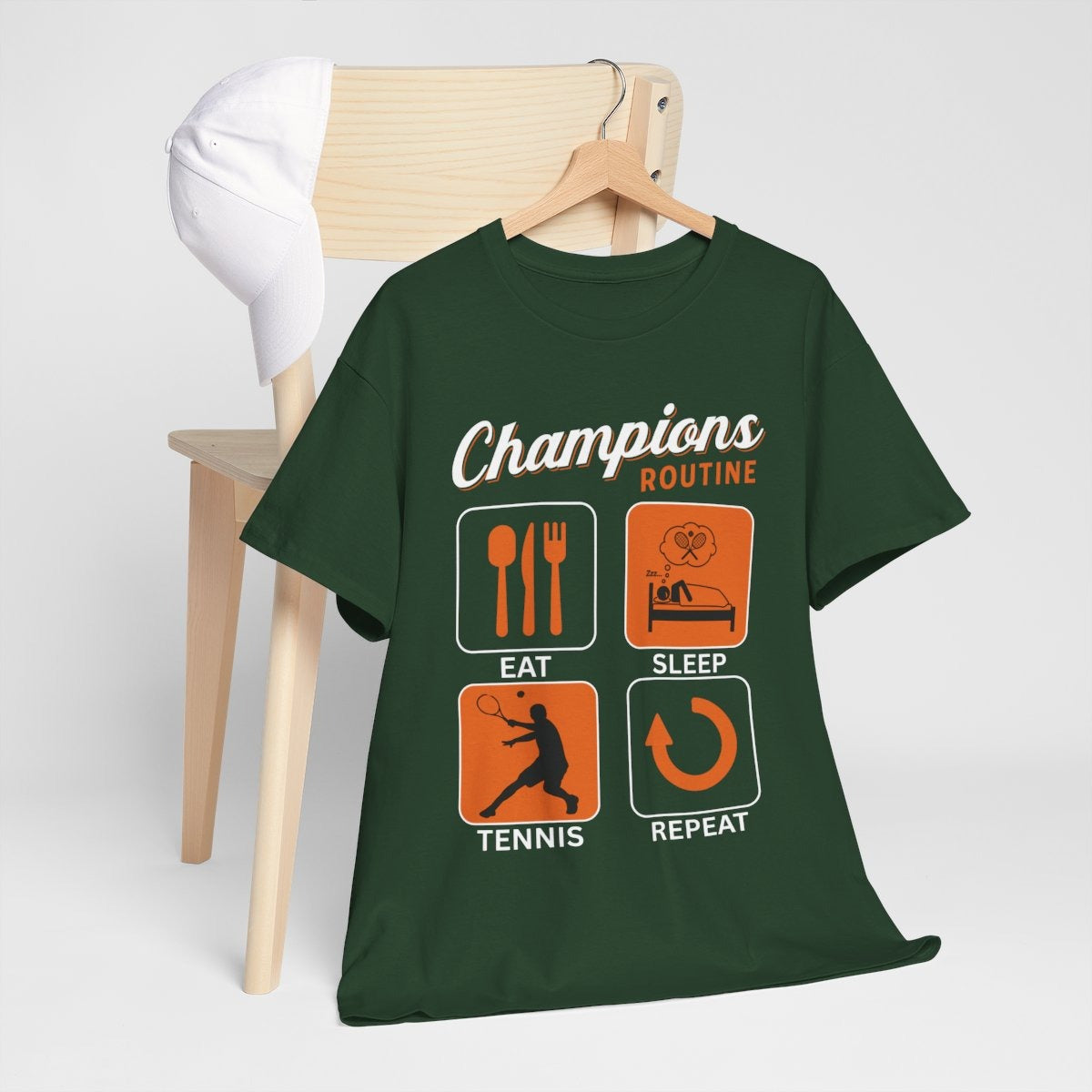 CHAMPIONS ROUTINE - Tennis Basic Tee