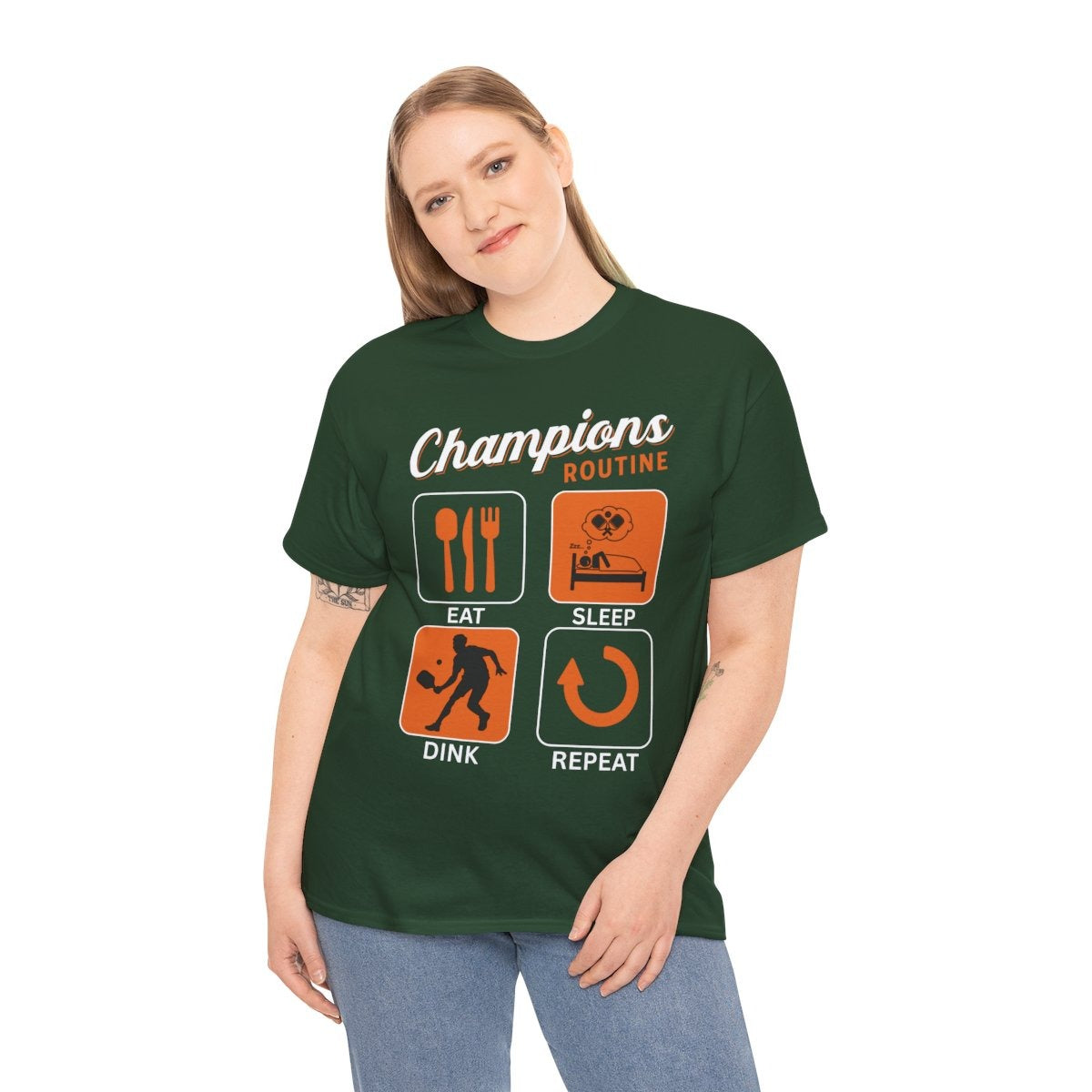 CHAMPIONS ROUTINE - Pickleball (Basic Tee)