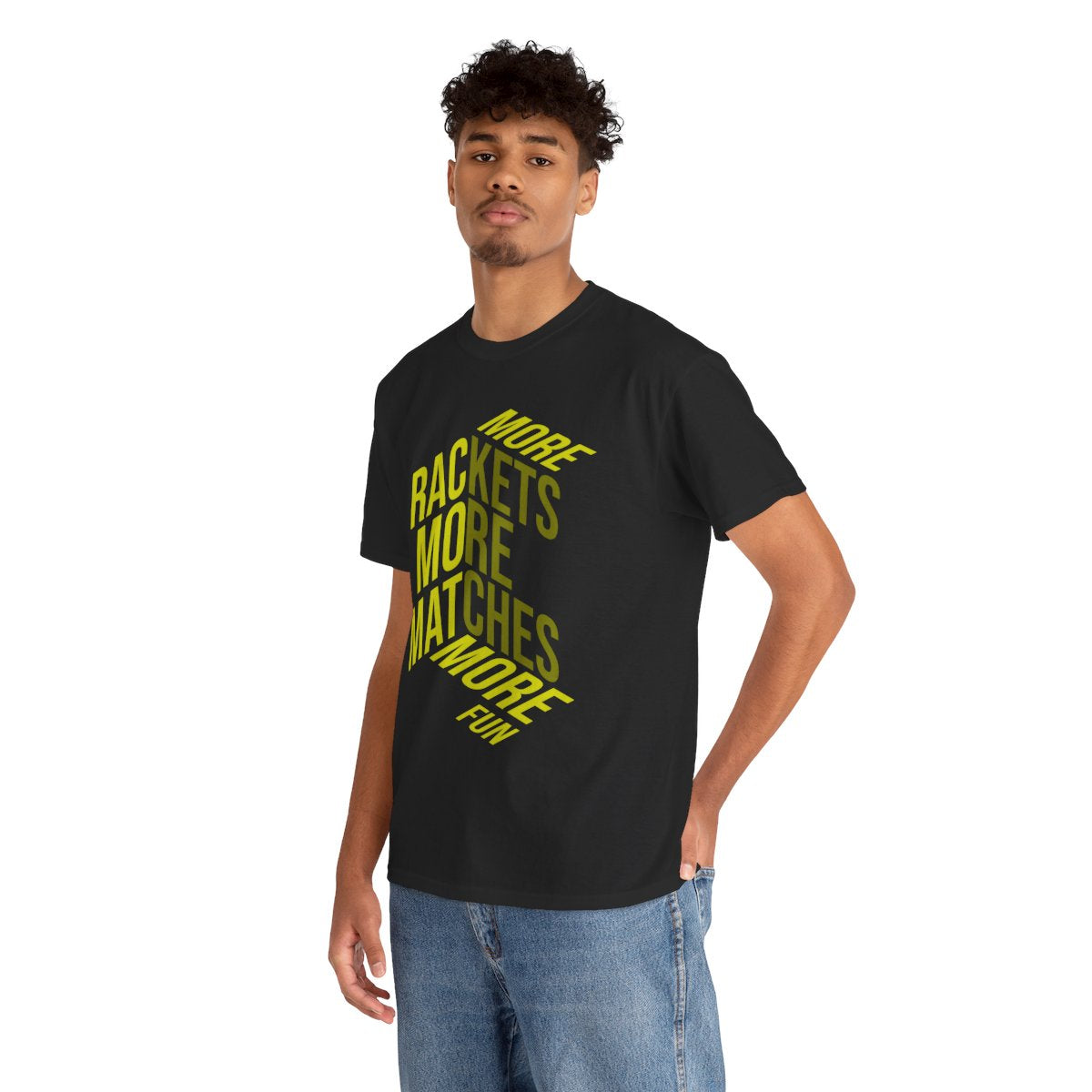 MORE RACKETS - Tennis Basic Tee