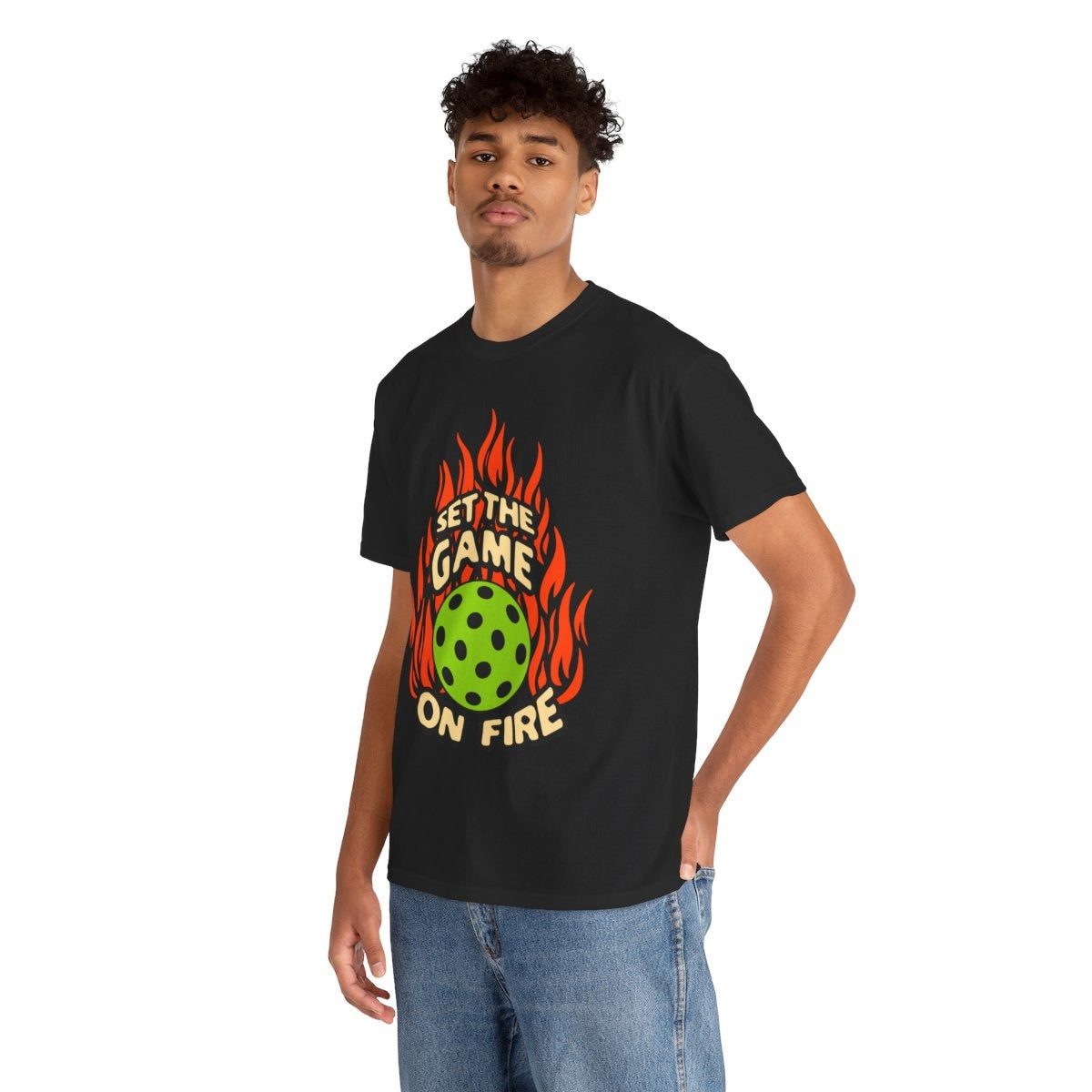 ON FIRE - Pickleball (Basic Tee)