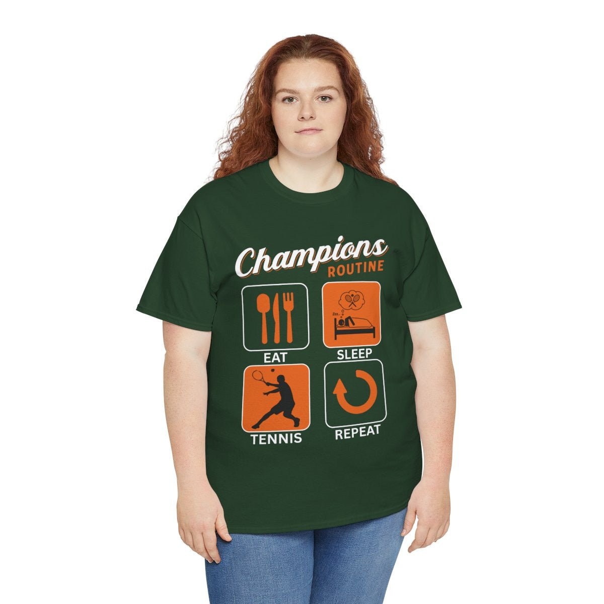 CHAMPIONS ROUTINE - Tennis Basic Tee