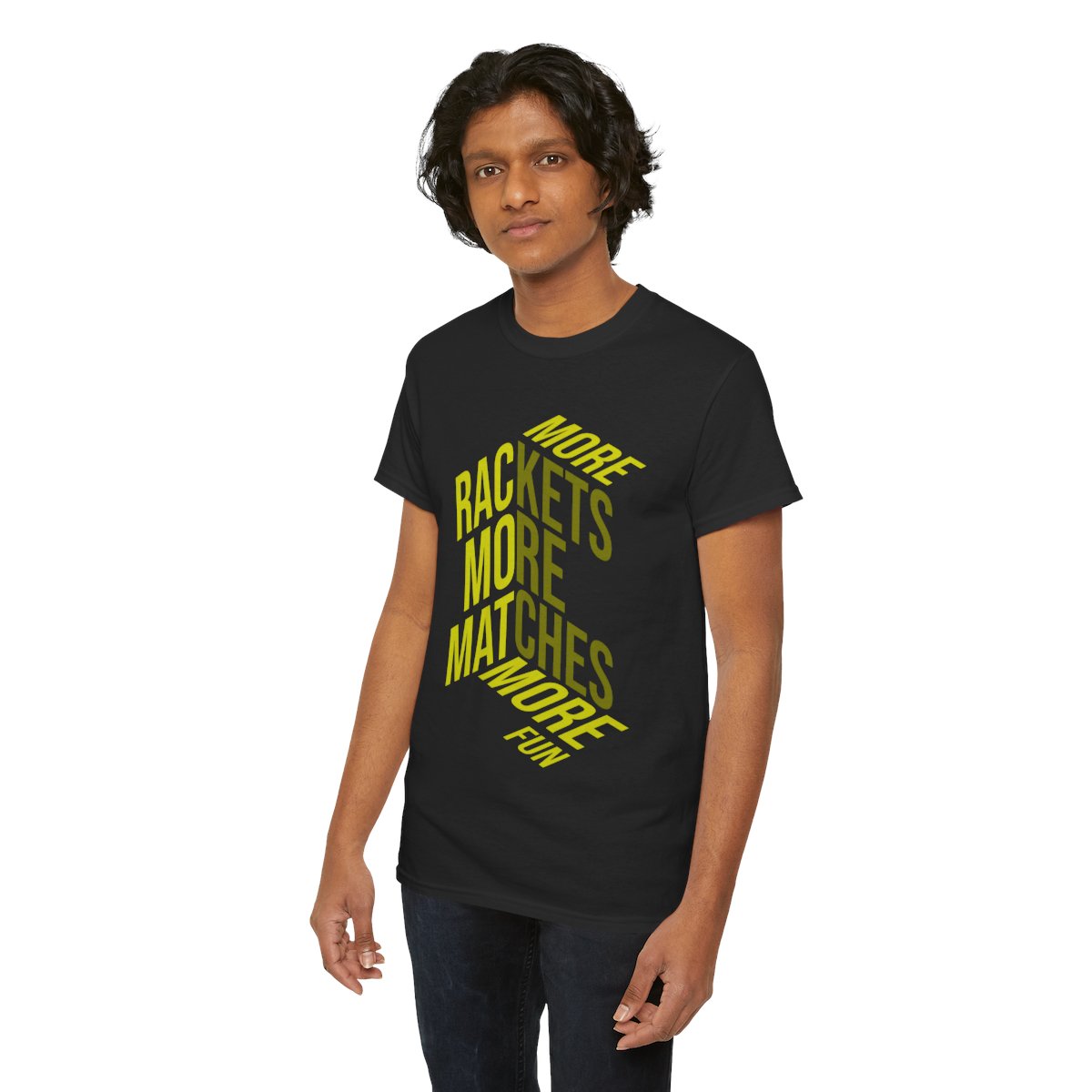 MORE RACKETS - Tennis Basic Tee