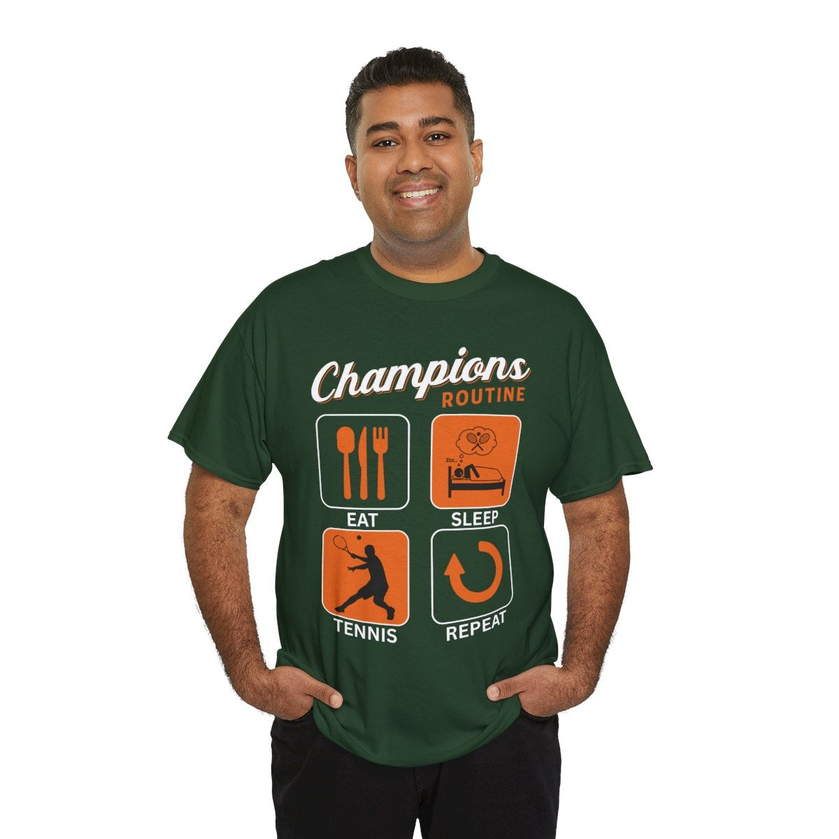 CHAMPIONS ROUTINE - Tennis Basic Tee