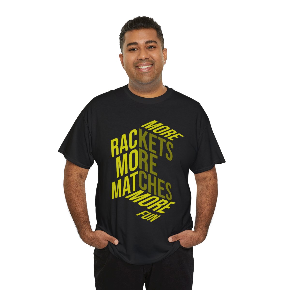 MORE RACKETS - Tennis Basic Tee