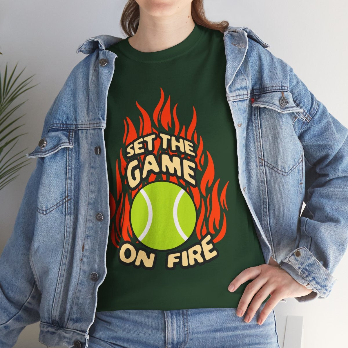 ON FIRE - Tennis Basic Tee