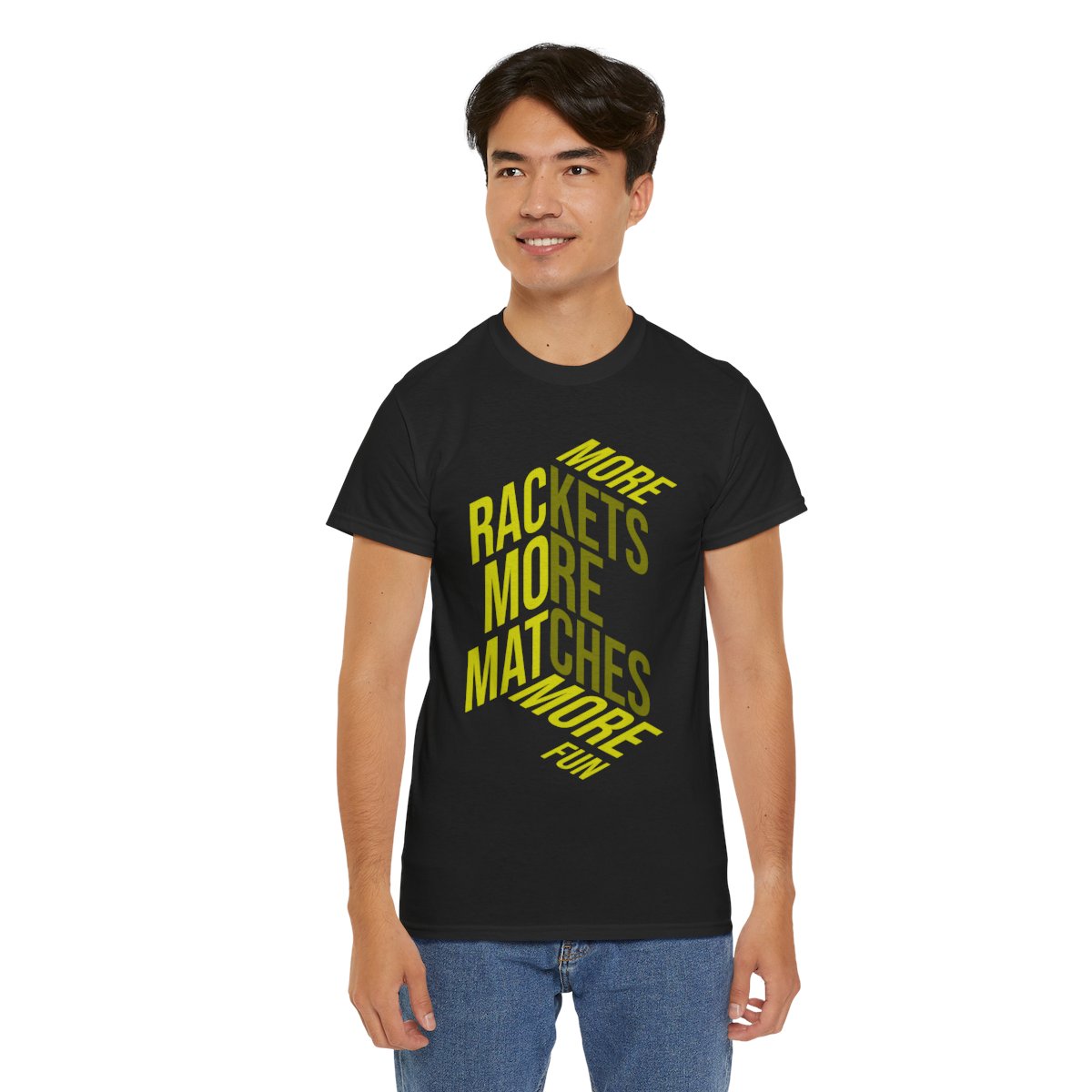 MORE RACKETS - Tennis Basic Tee