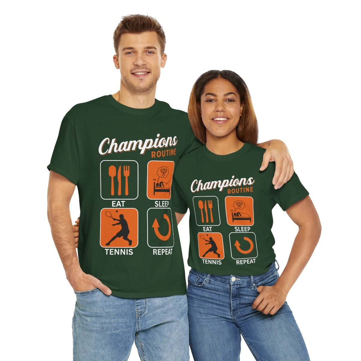 CHAMPIONS ROUTINE - Tennis Basic Tee