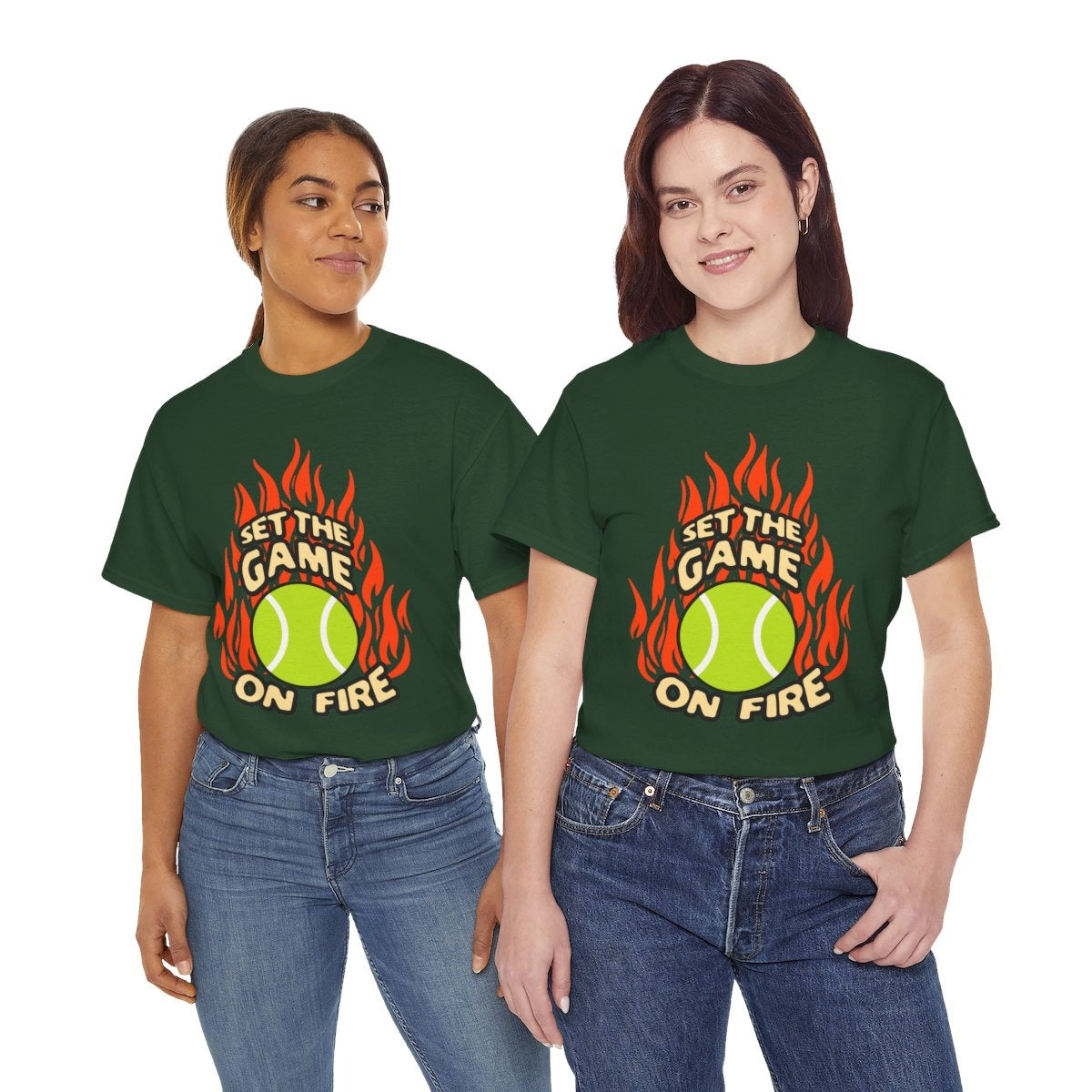 ON FIRE - Tennis Basic Tee