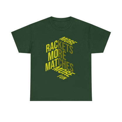 MORE RACKETS - Tennis Basic Tee