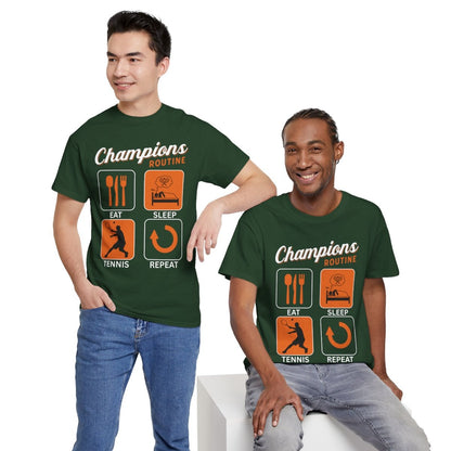 CHAMPIONS ROUTINE - Tennis Basic Tee