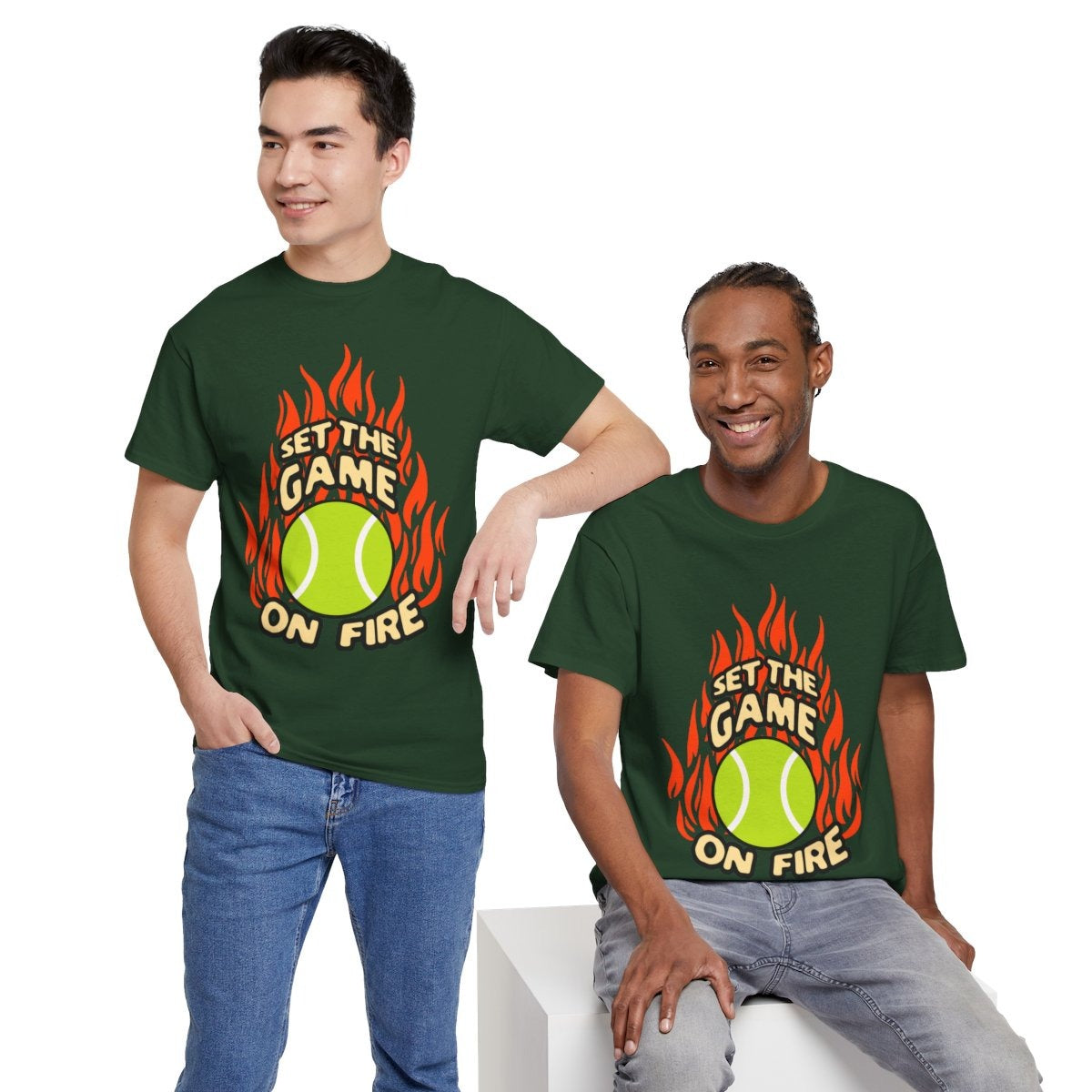 ON FIRE - Tennis Basic Tee