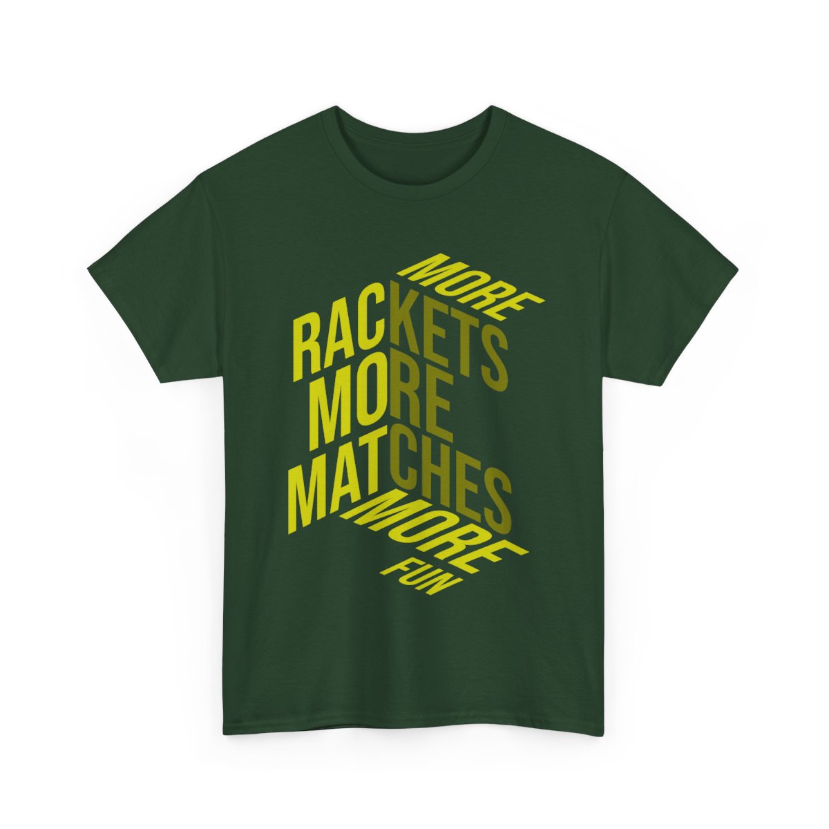 MORE RACKETS - Tennis Basic Tee