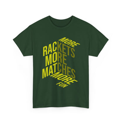 MORE RACKETS - Tennis Basic Tee