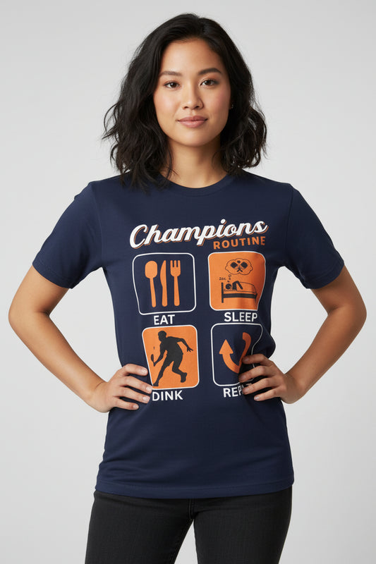 CHAMPIONS ROUTINE - Pickleball (Basic Tee)