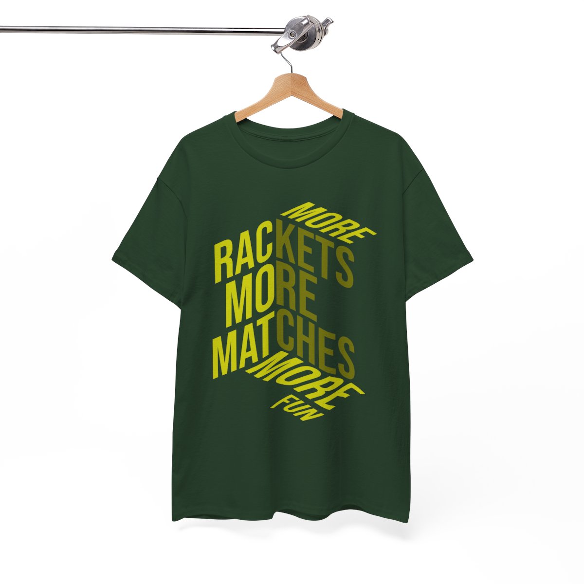 MORE RACKETS - Tennis Basic Tee